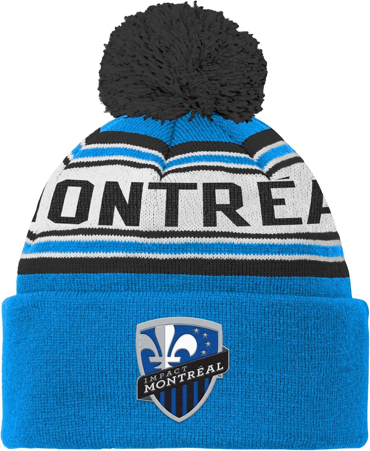 MLS by Outerstuff Boys' Cuffed Knit Hat with Pom