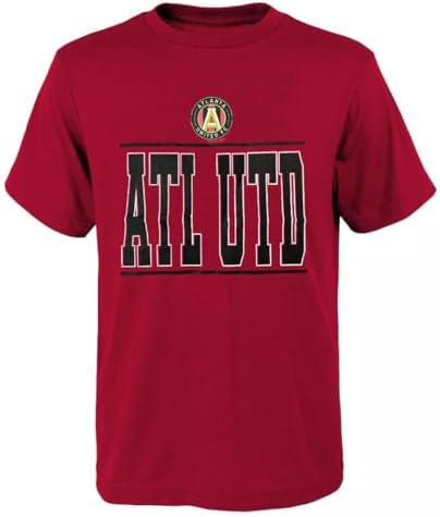Outerstuff Atlanta United FC Youth Size in The Pros Team Logo T-Shirt (Youth X-Large-18/20) Red