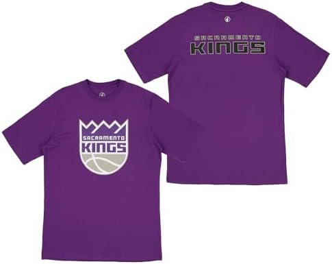 Men's NBA Team Color, Name and Logo Premium Short Sleeve T-Shirt