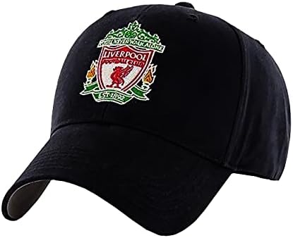 Liverpool FC Black Crest Cap - Authentic EPL Merchandise