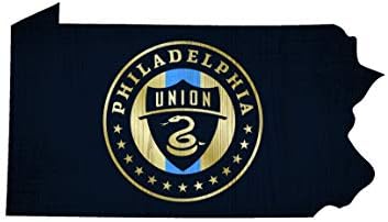 Fan Creations MLS Philadelphia Union Unisex Philadelphia Union Team Color Logo State Sign, Team Color, One Size