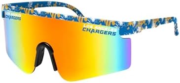 FOCO Men's NFL Team Logo Large Frame Sunglasses