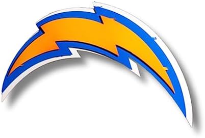 Los Angeles Chargers | 3D Vintage Metal Wall Art | Hand Painted and Made in The USA