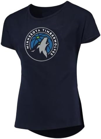 Outerstuff Minnesota Timberwolves Youth Girls Size 7-16 Primary Team Logo Dolman T-Shirt