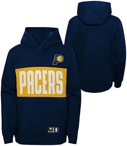 Outerstuff Youth Indiana Pacers Pole Position Pullover Fleece Hoodie