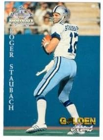 Roger Staubach football card (Dallas Cowboys) 1994 Staubach football #77 Golden Arms