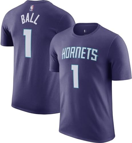 LaMelo Ball Charlotte Hornets NBA Kids Youth 8-20 Purple Statement Edition Performance Jersey T-Shirt