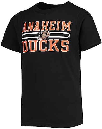 Outerstuff Anaheim Ducks Juniors Boys 4-18 Team Logo T-Shirt