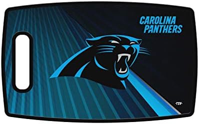 Sports Vault NFL Carolina Panthers Large Cutting Board, 14.5" x 9"