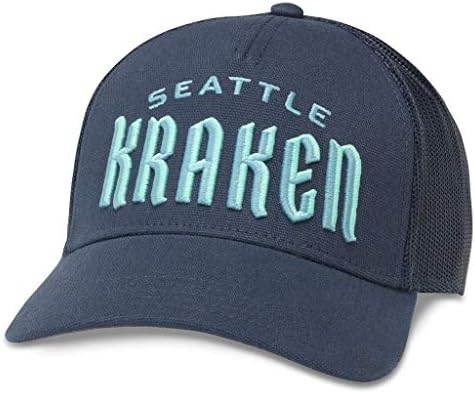 AMERICAN NEEDLE Valin NHL Hockey Team Adjustable Snapback Baseball Trucker Hat, Valin Collection