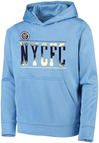 Outerstuff New York City FC Youth Size Play By Play Performance Pullover Hoodie