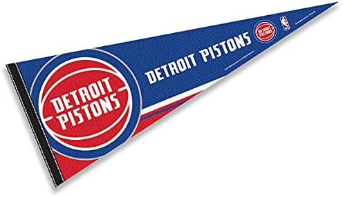 Detroit Pistons Pennant Full Size 12 in X 30 in