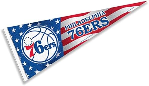 Philadelphia 76ers Nation American Stripes Pennant Flag