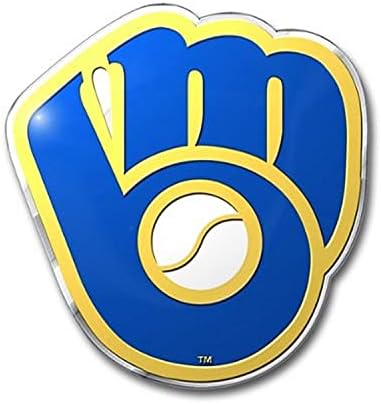 MLB - Milwaukee Brewers Heavy Duty Aluminum Color Emblem