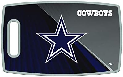 Sports Vault NFL Dallas Cowboys Large Cutting Board, 14.5" x 9"