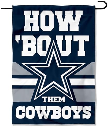 Dallas Cowboys How Bout Them Cowboys Yard Garden Banner Flag