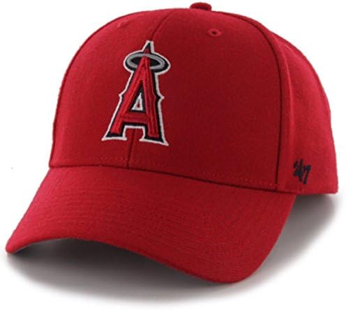 47 unisex-adult Authentic Los Angeles Angels of Anaheim MVP - Home Color Red