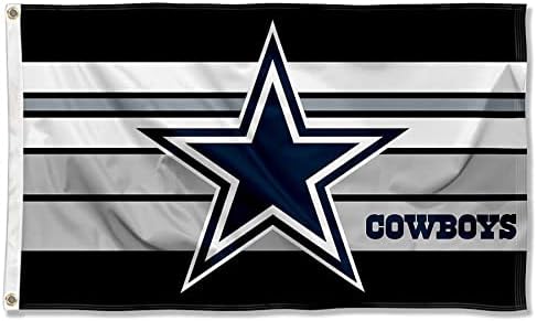 Dallas Cowboys Retro Stripes Large 3x5 Flag