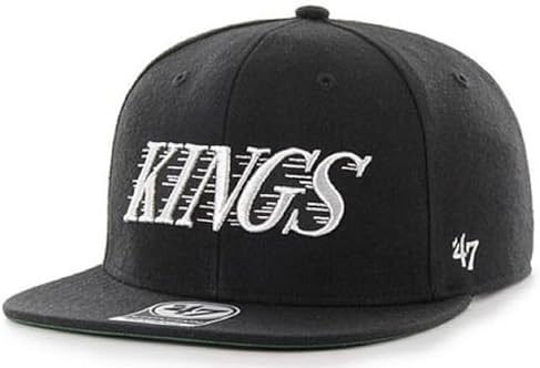 Los Angeles Kings No Shot Captain Vintage Black Hat Cap Men's Adjustable Snapback