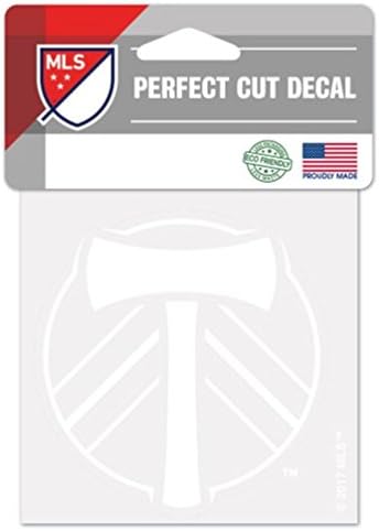MLS Portland Timbers Decal4x4 Perfect Cut White Decal, Team Colors, One Size