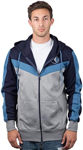 Ultra Game Men's Soft Fleece Full Zip Jacket Hoodie