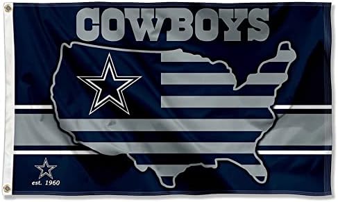 WinCraft Cowboys Nation USA American Country 3x5 Flag