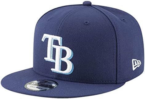 New Era Tampa Bay Rays Team Color 9FIFTY Adjustable Hat Blue