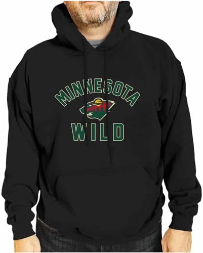 Wright & Ditson Adult NHL Gameday Hooded Sweatshirt - Officially Licensed - Fleece Hockey Pullover - Unisex Hoodie