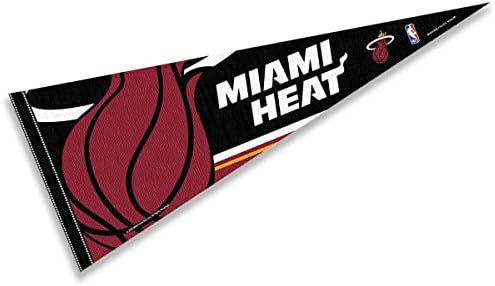 Miami Heat Pennant Full Size 12 in X 30 in