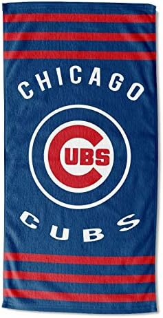 The Northwest Company MLB Chicago Cubs Beach Towel, Blue, 30 x 60 (CHCTWL2020)