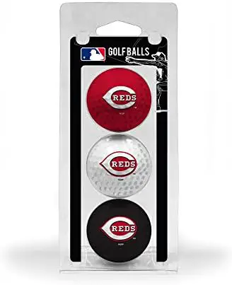 Team Golf MLB Regulation Size Golf Balls, 3 Pack, Full Color Durable Team Imprint