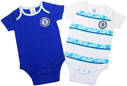 Chelsea EPL Home and Away Super Cute Baby Body Suits - Authentic EPL