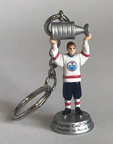 Edmonton Oilers 1990 Stanley Cup Champions 2" Figure Keychain in Package