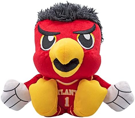 Bleacher Creatures Atlanta Hawks Harry The Hawk Mascot Kuricha Sitting Plush- Soft Chibi Inspired Mascot