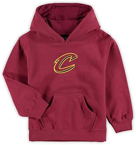 Outerstuff Cleveland Cavaliers Kids Size 4-7 Primary Logo Pullover Fleece Hoodie