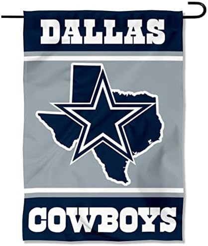 Dallas Cowboys TX State Garden Flag Double Sided Banner