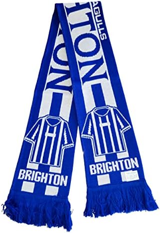 Brighton Scarf | Soccer Fan Scarf | Premium Acrylic Knit