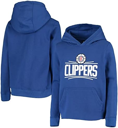 Outerstuff Youth Los Angeles Clippers Primary Logo Pullover Fleece Hoodie