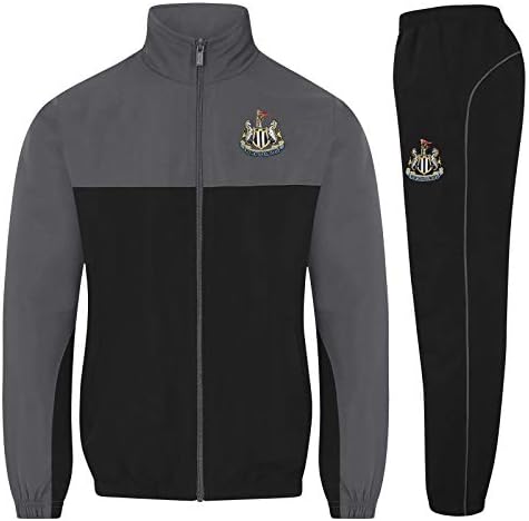 Newcastle United FC Official Soccer Gift Mens Jacket & Pants Tracksuit Set