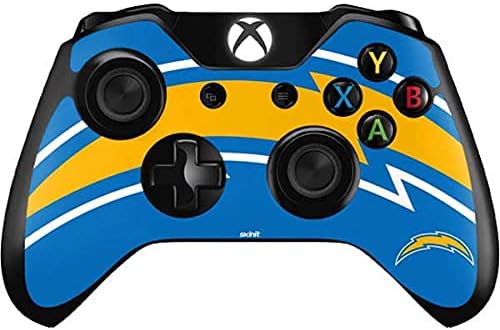Skinit Decal Gaming Skin Compatible with Xbox One Controller - Officially Licensed NFL Los Angeles Chargers Large Logo Design