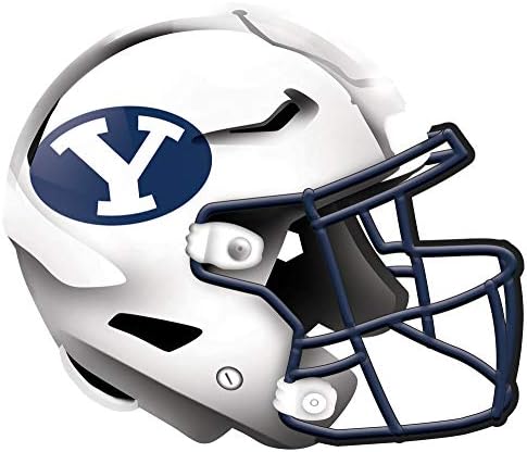 Fan Creations NCAA BYU Cougars Unisex BYU Authentic Helmet, Team Color, 12 inch, (C1008-BYU)