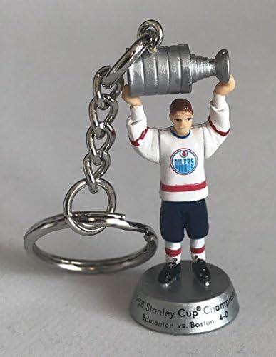 Edmonton Oilers 1988 Stanley Cup Champions 2" Figure Keychain in Package