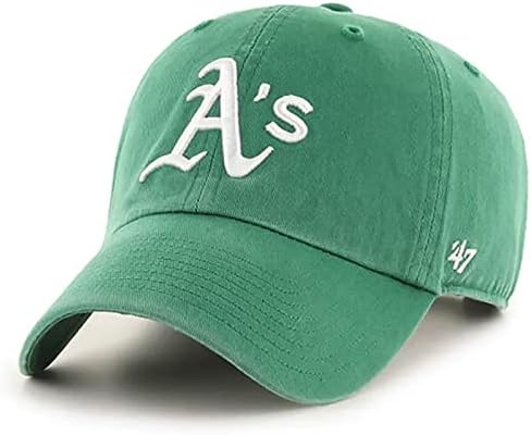 '47 Oakland Athletics Clean Up Dad Hat Baseball Cap - Kelly Green