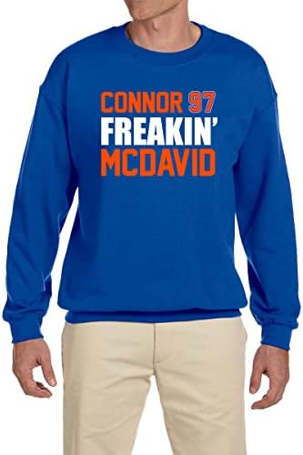 Blue Edmonton Connor Freakin Crew Neck Sweatshirt