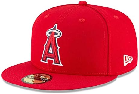 New Era Anaheim Angels Fitted 59Fifty On-Field Red Cap Hat