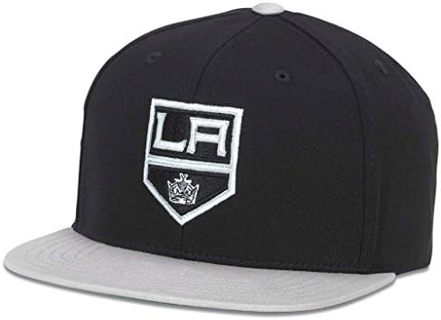 American Needle Outfield NHL Team Snapback Hat, Los Angeles Kings Black/Gray (41722A-LAK)