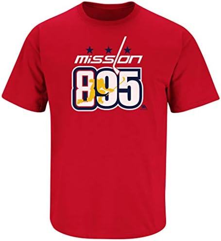 Washington Hockey Fans. Mission 895 Red T-Shirt (Sm-5X)