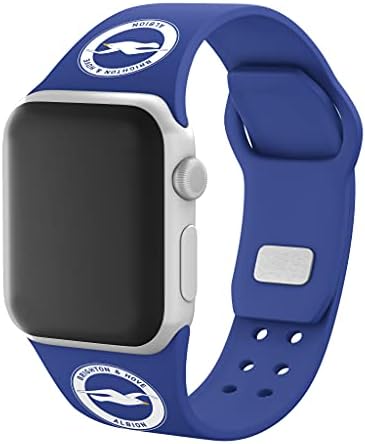 Affinity Bands Brighton & Hove Albion FC Silicone Sport Band compatible with Apple Watch