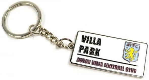 Aston Villa FC Park Street Sign Keychain