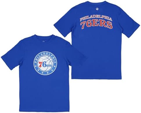 FISLL Men's NBA Team Color, Name and Logo Premium Short Sleeve T-Shirt